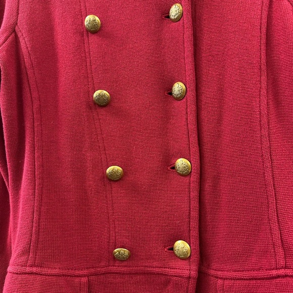 RALPH LAUREN Women's Scarlet Double-Breasted Blazer - Picture 5 of 8